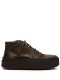 Marsèll platform leather boots - Brown