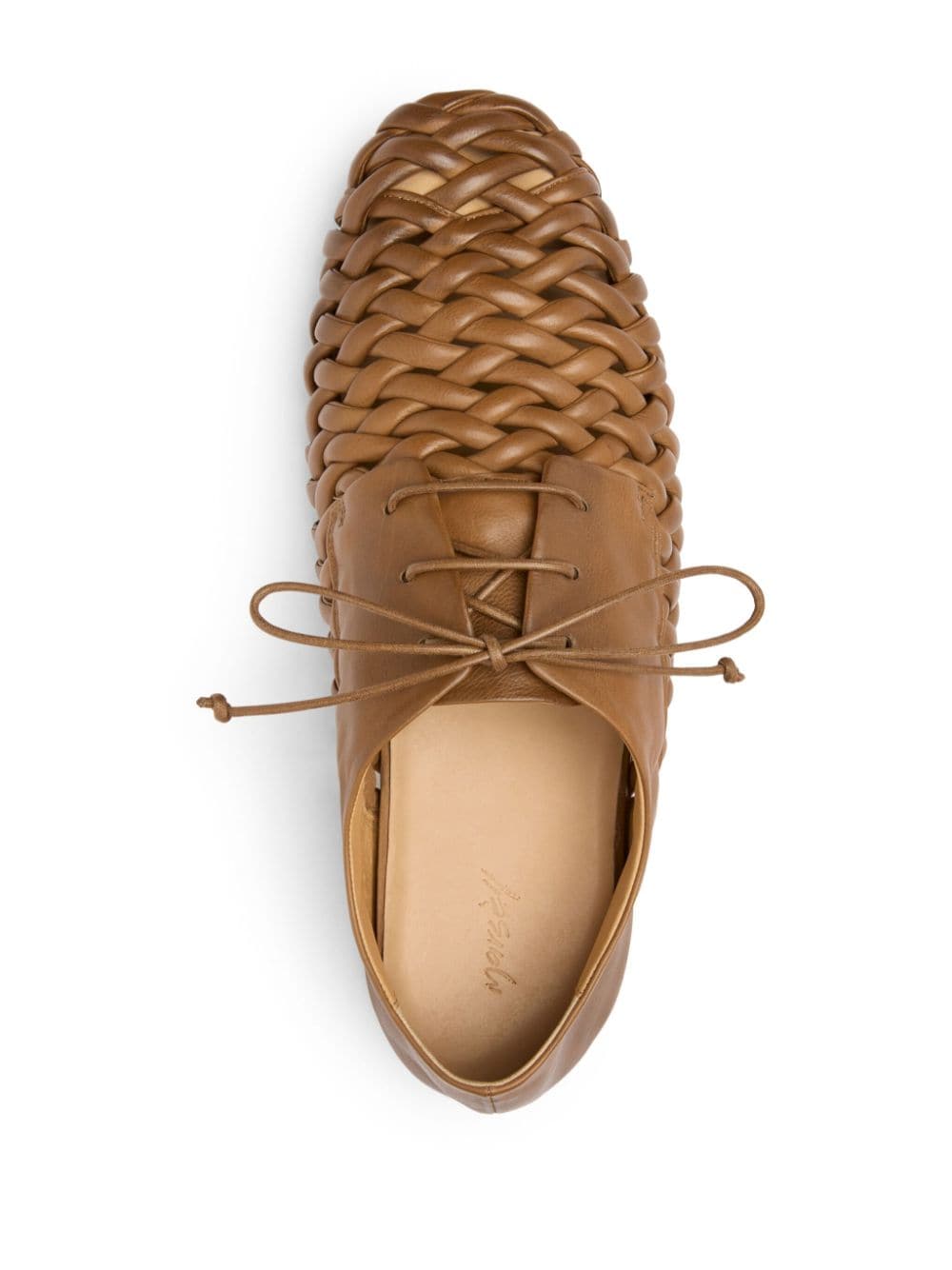 Shop Marsèll Steccoblocco Leather Derby Shoes In Brown