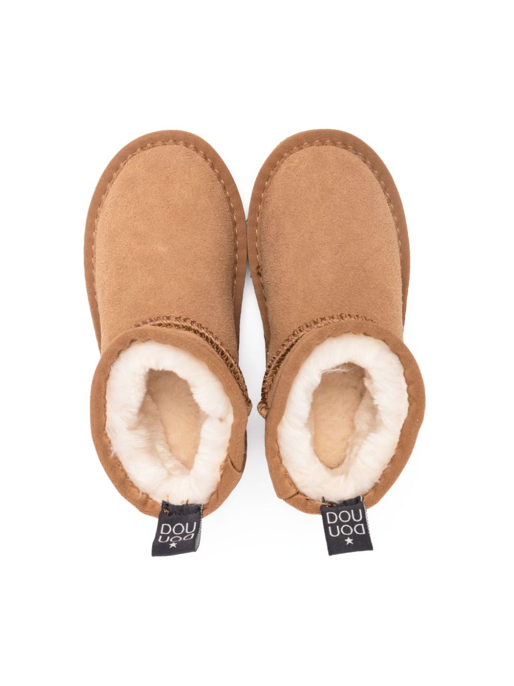 Shop Douuod Fleece-lined Snow Boots In Brown