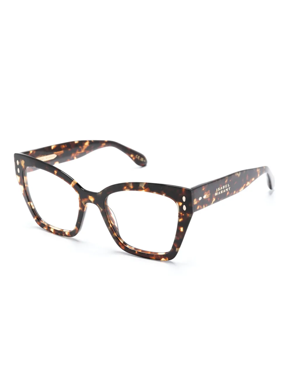 Isabel Marant Eyewear Bril met vlinder montuur - Bruin