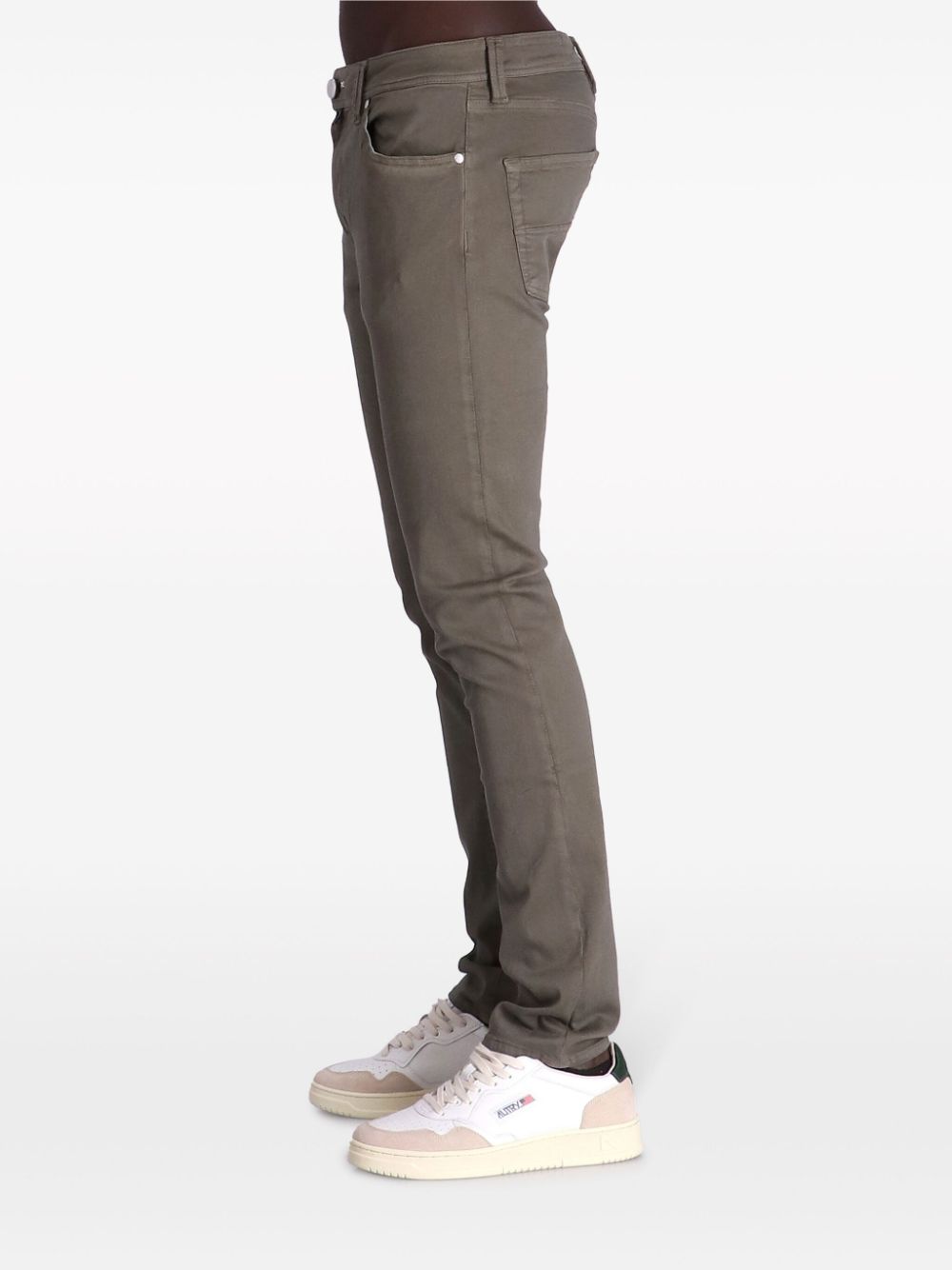 Shop Sartoria Tramarossa Leonardo Skinny-leg Jeans In Grey