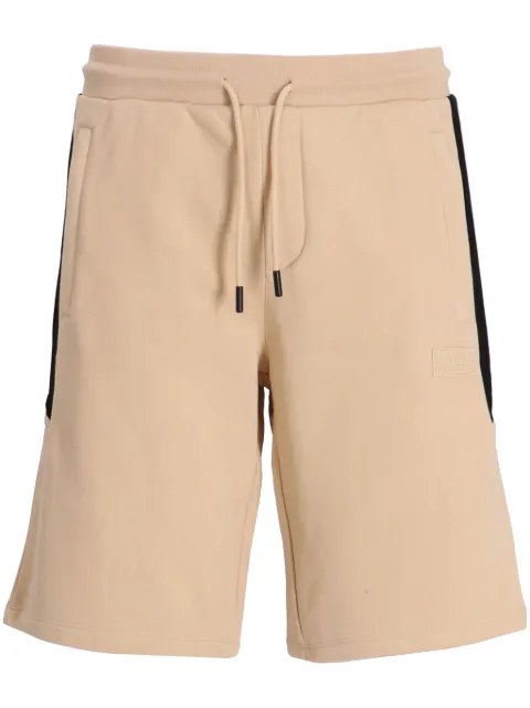 Karl Lagerfeld shorts con parche del logo y cordones en la pretina