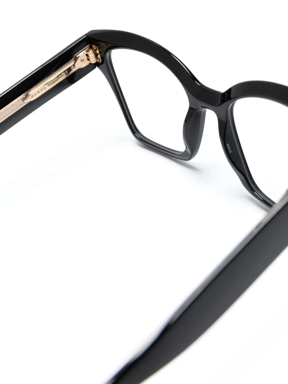 Isabel Marant Eyewear Zonnebril met vlinder montuur en logo Zwart