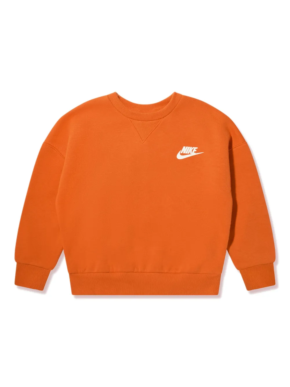 Nike Kids Jersey trainingspak met logoprint Oranje