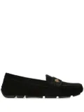 Kurt Geiger London Eagle Driver suede loafers - Black