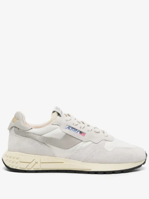 Autry Reelwind logo-patch suede-panel sneakers