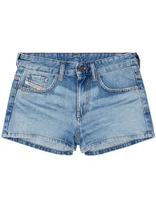 Diesel De-Yuba ダメージ デニムショーツ | ブルー | FARFETCH JP