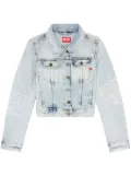 Diesel De-Slimmy-S cropped denim jacket - Blue