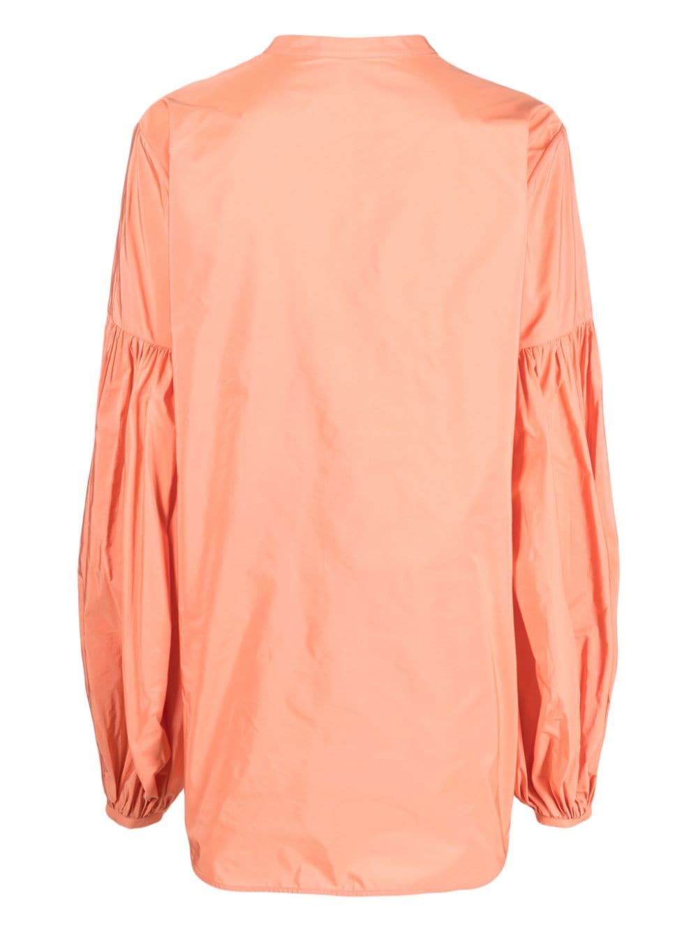 Shop Jil Sander Gathered-detail Shirt In Orange