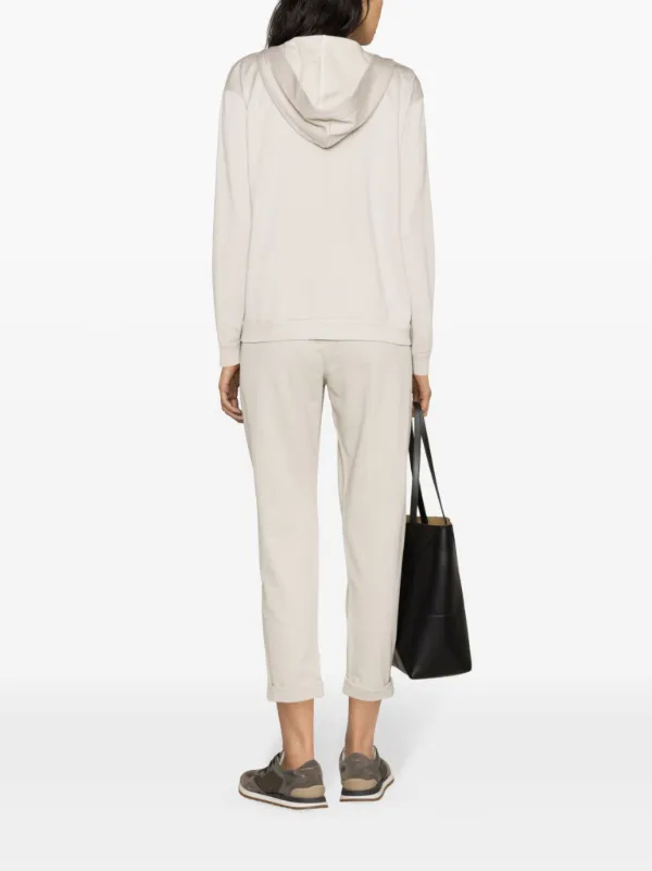 旅スタイル【Brunero Cucinelli】 ナイロンフーデッドジャケット Brunello Cucinelli water-resistant Jacket | Blue | FARFETCH