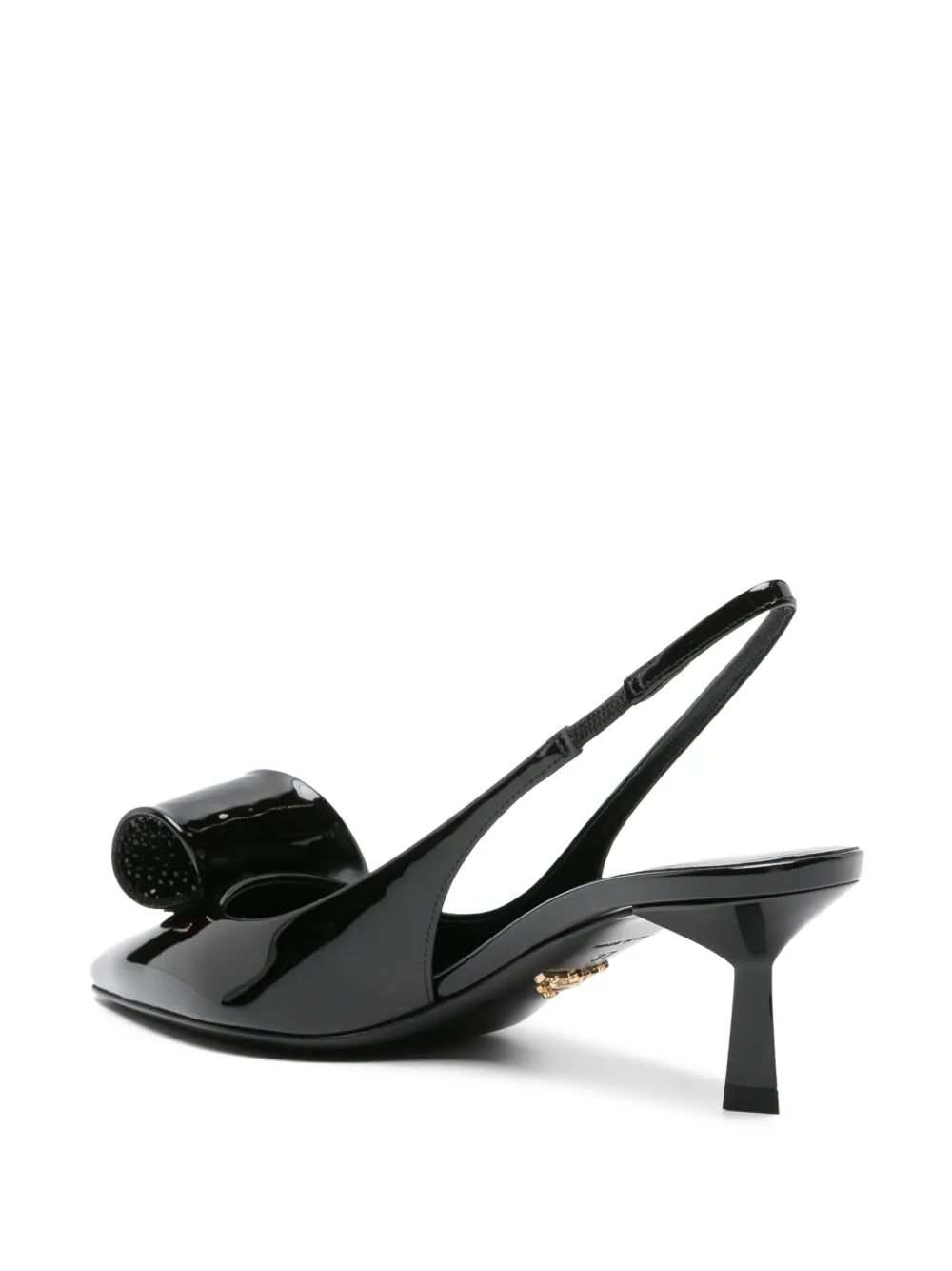 PRADA 55MM EMBELLISHED SLINGBACK PUMPS