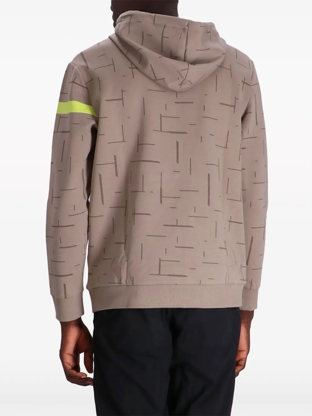 BOSS Hoodie met logoprint Beige