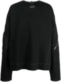 Nicolas Andreas Taralis oversized cotton sweatshirt - Black