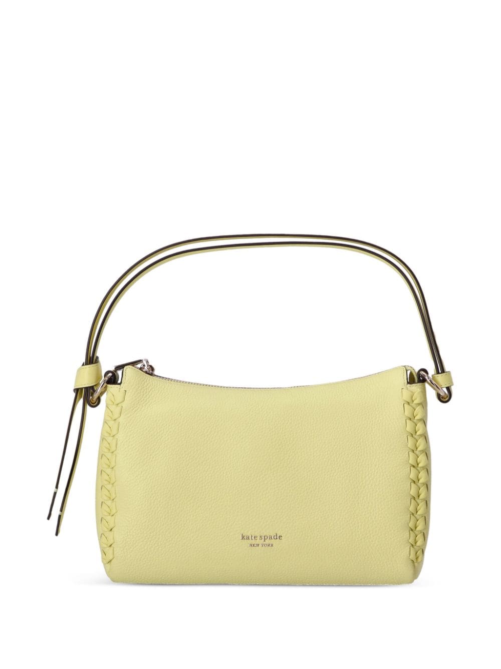 Shop Kate Spade Knott Whipstitch Crossbody Bag In Yellow