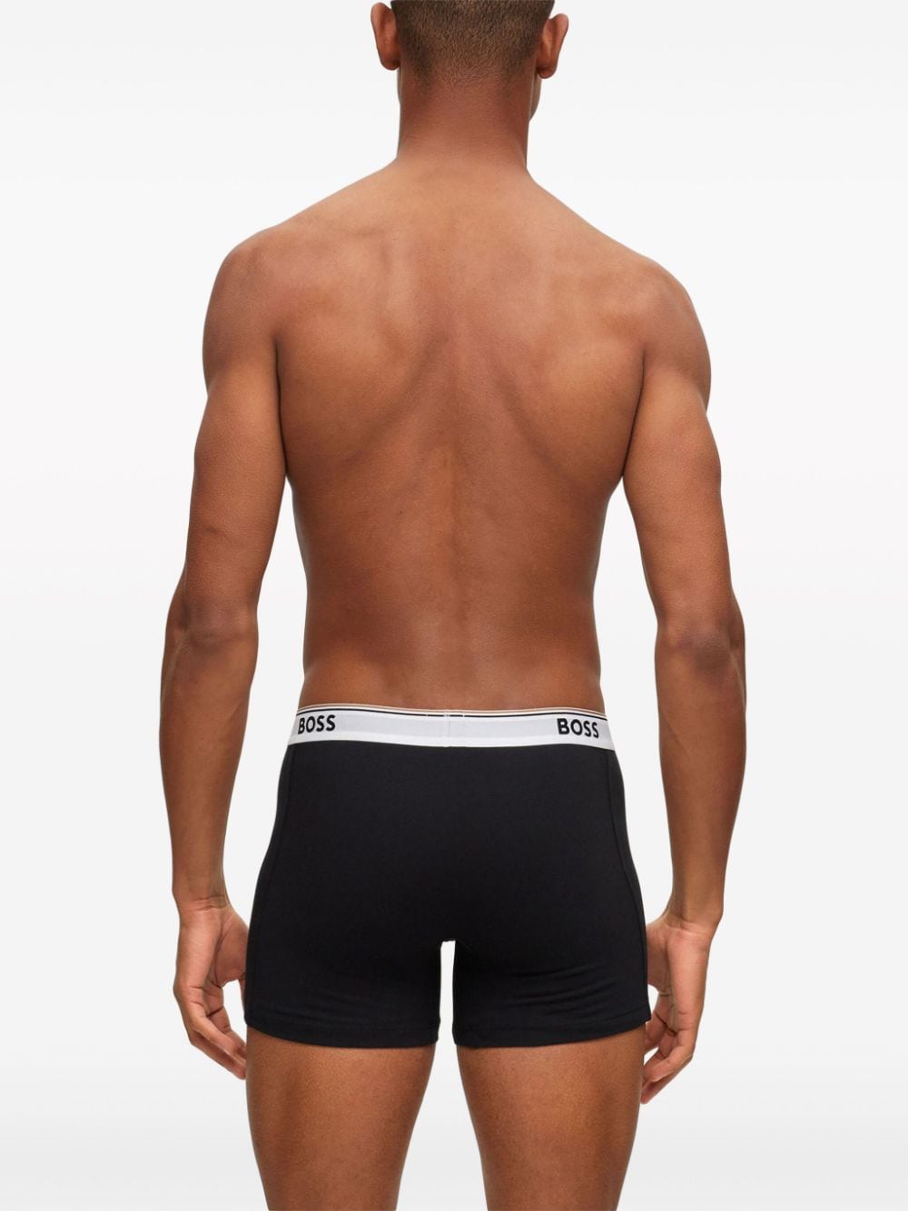 BOSS Boxershorts met logoprint - Zwart