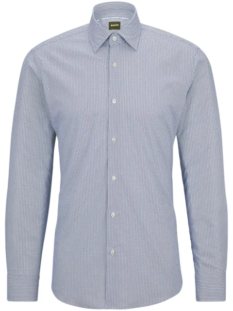 BOSS Camisa com estampa gráfica