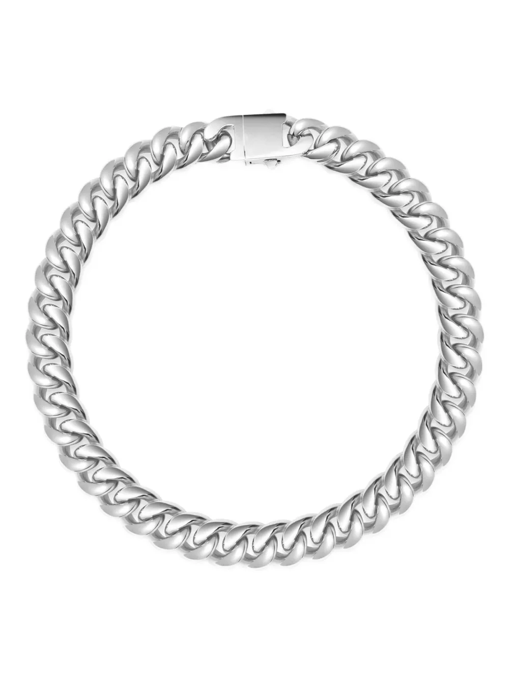 Cuban-link choker necklace