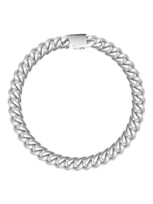 Diesel Dx1433 Oval D カーブチェーン ネックレス | シルバートーン