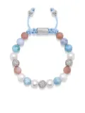 Nialaya Jewelry gemstone-detailing beaded bracelet - Blue