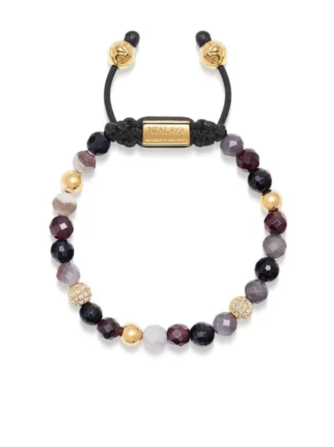 Nialaya Jewelry Botswana agate beaded bracelet