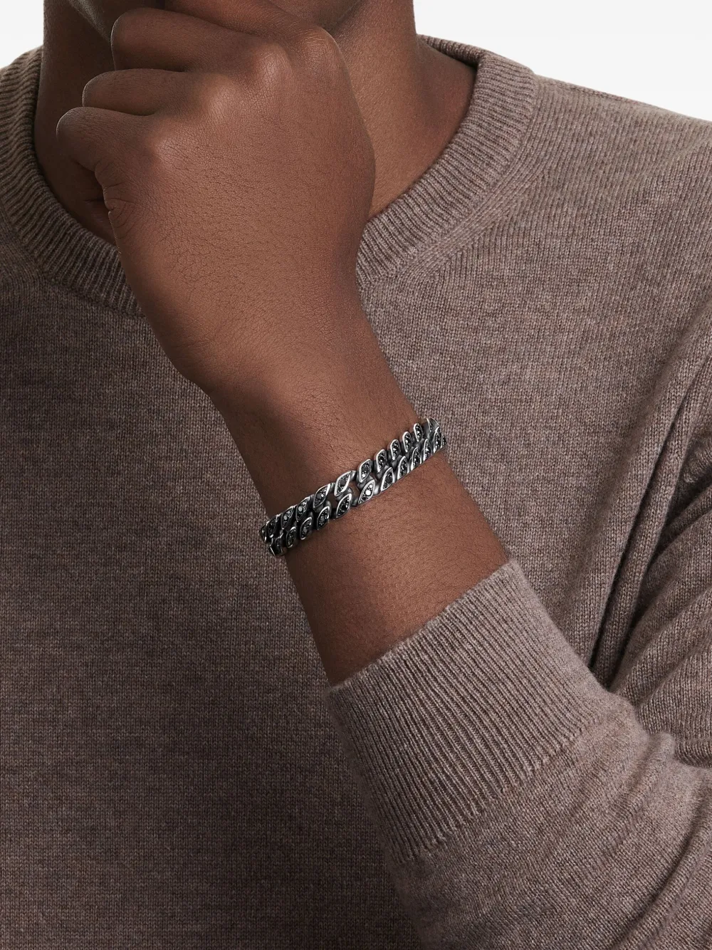 David Yurman Curb Chain titanium bracelet (11.5mm) | Image 2