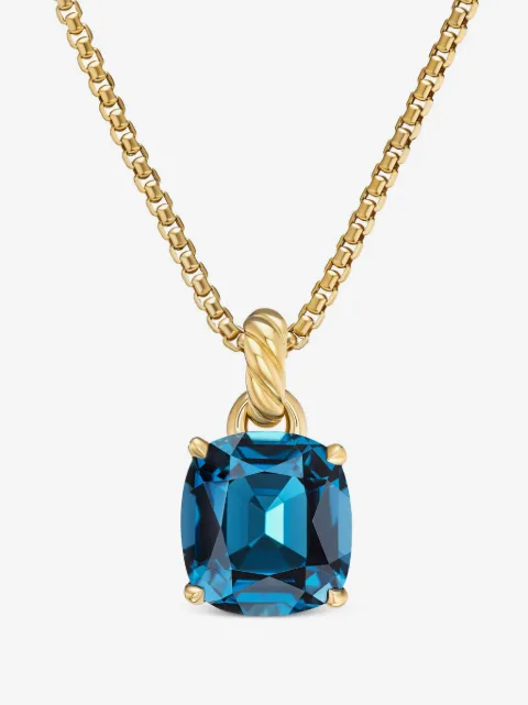 David Yurman pendentif Marbella en or 18ct serti de topaze (12 mm)