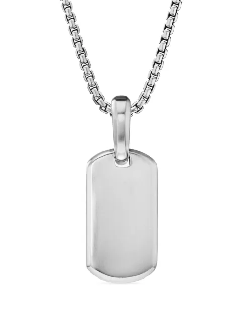 David Yurman étiquette Chevron en argent sterling (21 mm)