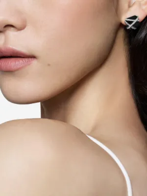 David Yurman K18/SV925ピアス David Yurman 愛の交差するカラーピアス | UNIQUE