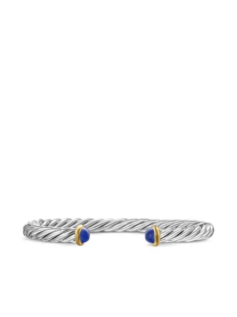 David Yurman brazalete Cable en oro amarillo de 14kt y plata de ley de 6mm