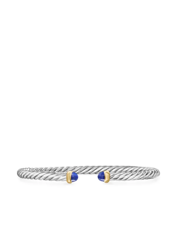 David Yurman 14kt Yellow Gold And Sterling Silver Modern Cable