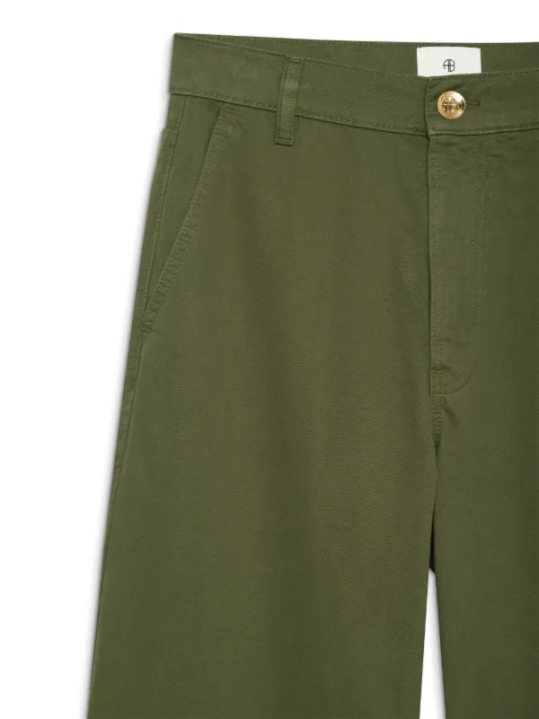 パンツ ANINE BING Women Straight Pants A 03 3269WO Green ANINE BING Dayton Cargo Pant - Olive