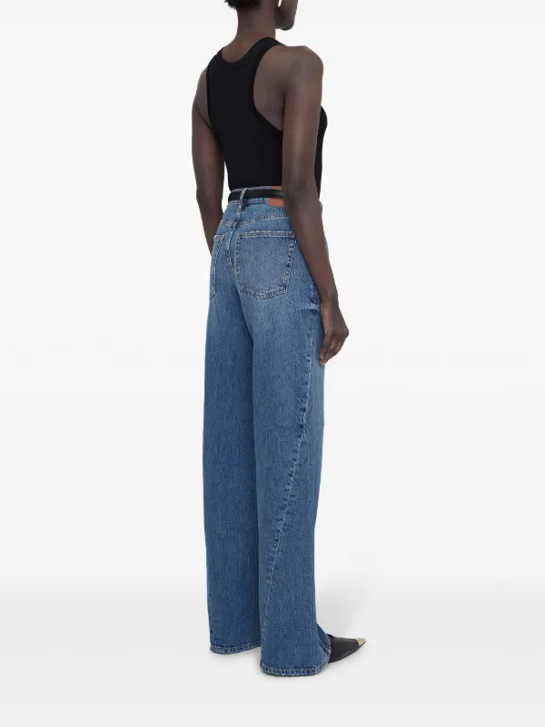 【関税込み】ANINE BING ブルー Briley ジーンズ ANINE BING Briley Jean - Capri Blue