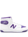 New Balance 480 leather high-top sneakers - White