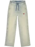 Diesel D-Martians Track 068JX wide-leg jeans - Blue