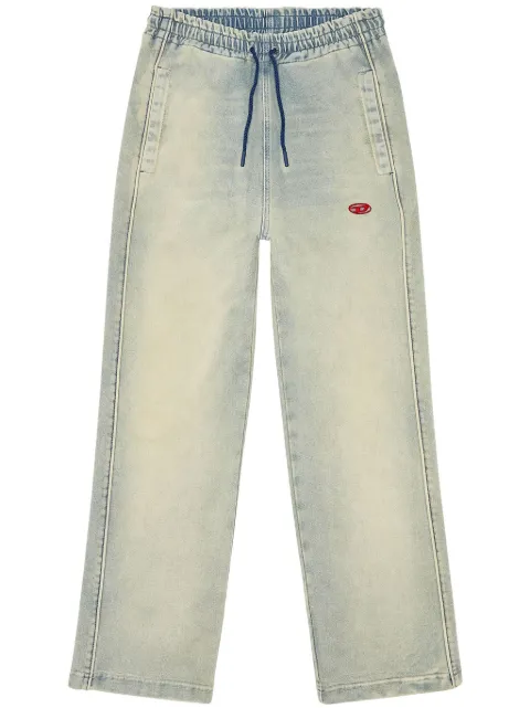 Diesel D-Martians Track 068JX wide-leg jeans