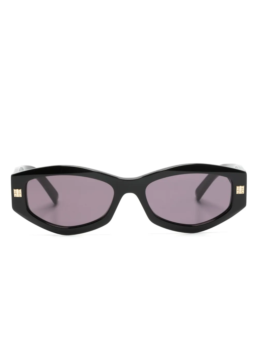 Givenchy Zonnebril met ovalen montuur Zwart