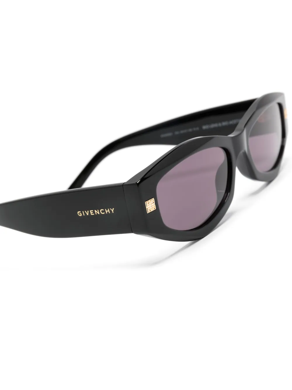 Givenchy Eyewear Zonnebril met ovalen montuur Zwart