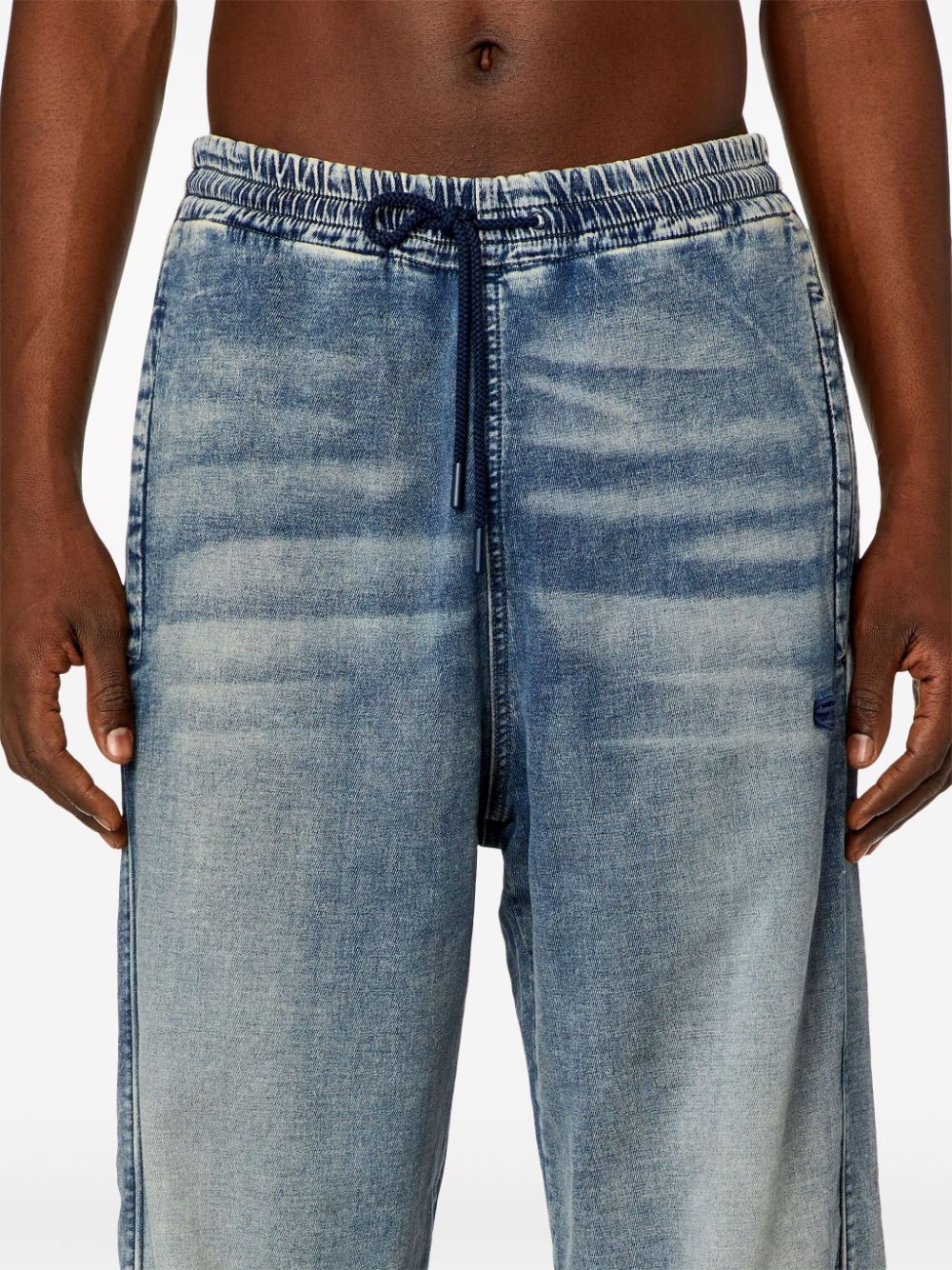 Diesel Straight jeans Blauw