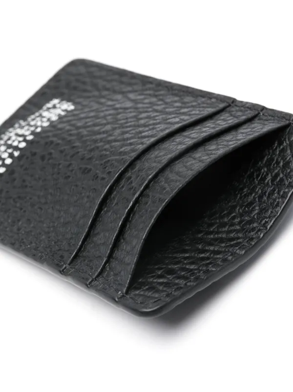 折りたたみ財布 Maison Margiela Stitch SA1VX0007 P4745 T2152 Card Wallet Car Maison Margiela Four Stitches Fold Card Holder - Black