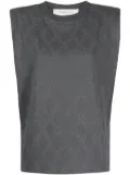 Golden Goose studded cotton T-shirt - Grey
