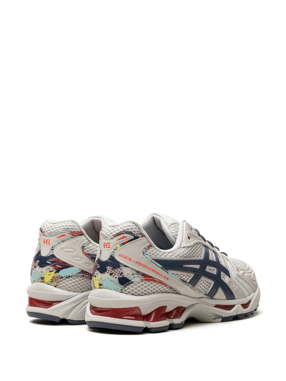 Asics Gel Kayano 14 "thunder Blue" Sneakers In White
