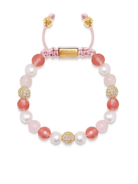 Nialaya Jewelry beaded pearl bracelet