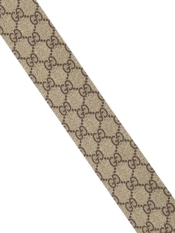 Gucci Animal floral-print Silk Neck Bow | Neutrals | FARFETCH AO