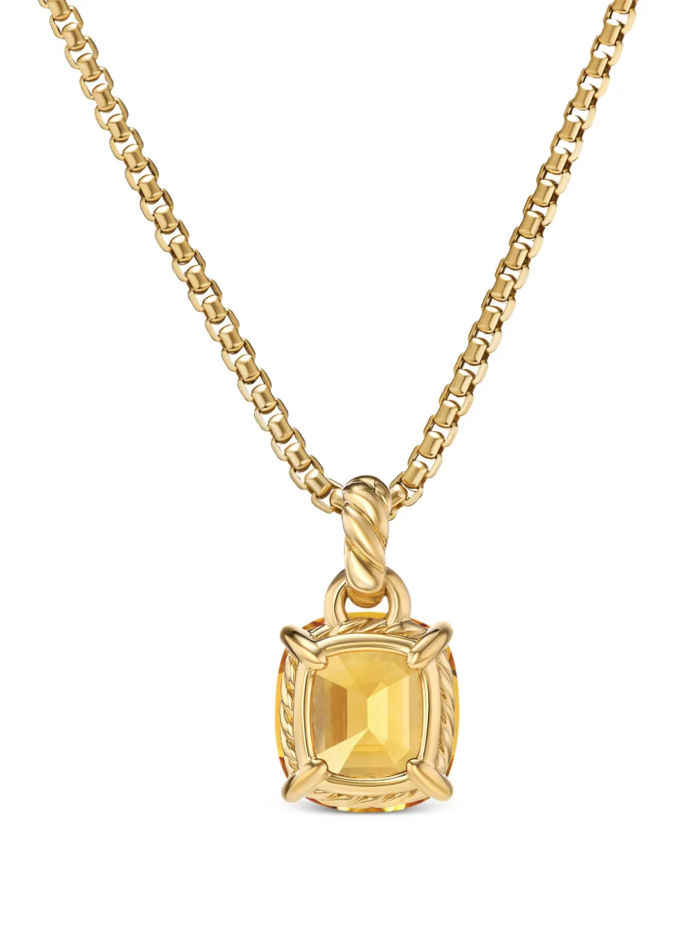 David Yurman Marbella bedel 18kt geelgoud en citrien