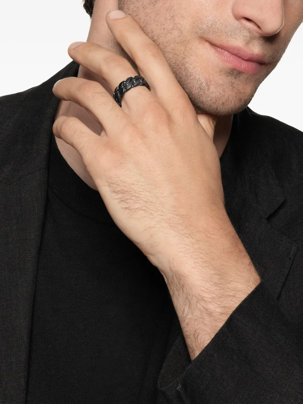 David Yurman Curb Chain band ring (8mm) | Image 2
