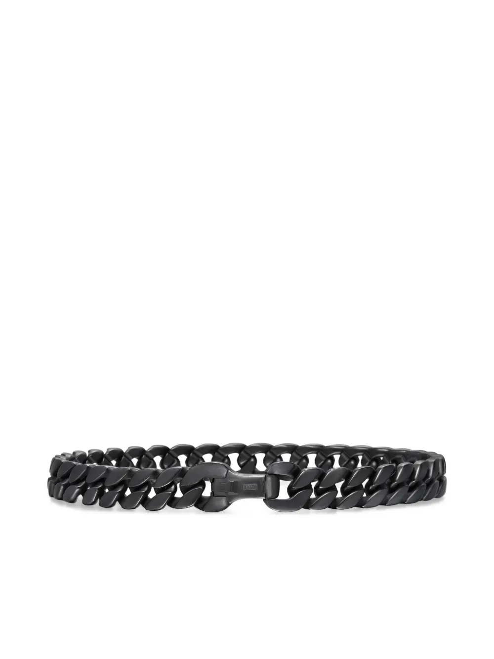  David Yurman Curb Chain Titanium Bracelet (8mm) - Black 