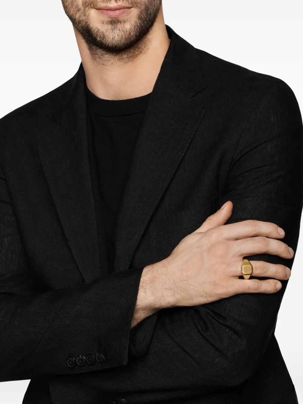 David Yurman 18K黄金 Streamline 图章戒指（14毫米） | Image 2