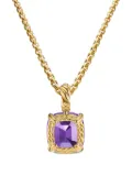 David Yurman 18kt yellow gold Marbella amethyst pendant (12mm)