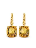 David Yurman 18kt yellow gold Marbella citrine earrings