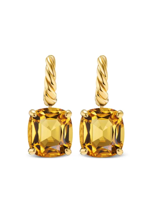 Boucles d'oreilles Marbella en 18ct serties de citrine - David Yurman - Modalova